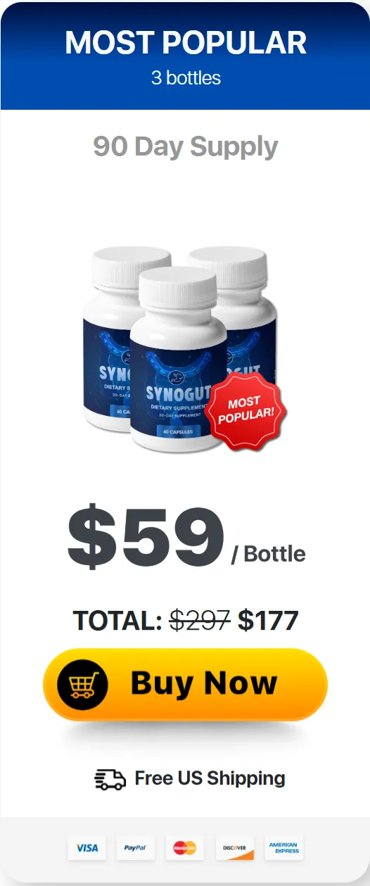 SynoGut price 3 bottle